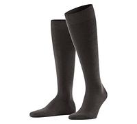 FALKE Airport M Kh Lana Algodón Lisos Calcetines largos, Marrón Brown Melange 5041, 41-42 Hombre