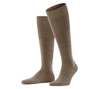 FALKE Airport M Kh Lana Algodón Lisos Calcetines largos, Marrón Nutmeg Melange 5410, 43-44 Hombre