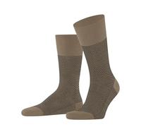 FALKE Airport M So lana algodón lisos 1 par, Calcetines Hombre, Marrón Camel 5038 Herringstripe, 39-42