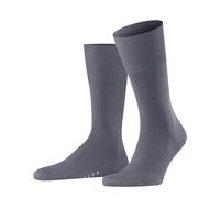 FALKE Airport M So Lana Algodón Lisos Calcetines, Gris Steel Grey 3250, 39-40 Hombre