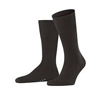 FALKE Airport M So Lana Algodón Lisos Calcetines, Marrón Brown Melange 5041, 43-44 Hombre