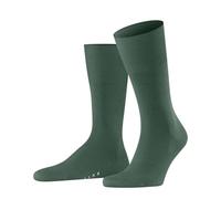 FALKE Airport M So lana algodón lisos 1 par, Calcetines Hombre, Verde Caiman 7998, 39-40