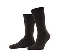 FALKE Airport Plus M So lana algodón lisos 1 par, Calcetines Hombre, Marrón Brown 5930, 39-40