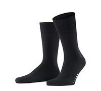 FALKE Airport Plus M So lana algodón lisos 1 par, Calcetines Hombre, Negro Black 3000, 41-42