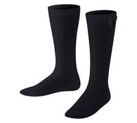FALKE Ajour K Kh algodón estampados 1 par, Calcetines largos Unisex niños, Azul Dark Navy 6370, 27-30