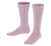 FALKE Ajour K Kh algodón estampados 1 par, Calcetines largos Unisex niños, Rosa Thulit 8663, 23-26