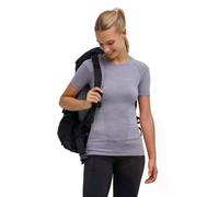 FALKE Backpack-Ready Mujer Camiseta Wool-Tech Light Grey-Heather (3757), XL
