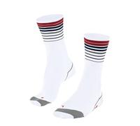 FALKE BC Impulse Reflect U So hilo funcional antiampollas 1 par, Calcetines de ciclismo Unisex adulto, Blanco White 2008, 37-38