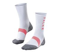 FALKE BC6 U SO lyocell hilo funcional anti-ampollas 1 par, Calcetines de ciclismo Unisex adulto, Blanco (White 2001), 46-48