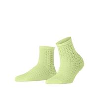 FALKE Beach Drop W Sso lino algodón estampados 1 par, Calcetines Mujer, Verde Lemon 7498, 35-38