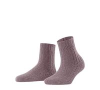 FALKE Bedsock Rib W Hp lana cachemira gruesos estampados 1 par, Calcetines Mujer, Rojo Brick 8770, 35-38