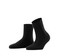 FALKE Bedsock W Hp lana de angora gruesos estampados 1 par, Calcetines Mujer, Negro Black 3009, 39-42