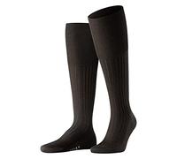 FALKE Bristol Pure M Kh lana lisos 1 par, Calcetines largos Hombre, Marrón Brown 5930, 41-42
