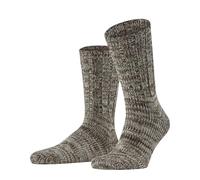 FALKE Brooklyn M So algodón lisos 1 par, Calcetines Hombre, Blanco Wool White 2060, 39-42