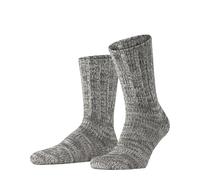 FALKE Brooklyn M So algodón lisos 1 par, Calcetines Hombre, Gris Silver 3203, 47-50