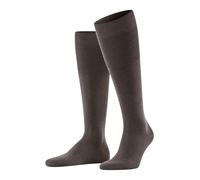 FALKE Airport M Kh Lana Algodón Lisos Calcetines largos, Marrón Brown Melange 5041, 41-42 Hombre