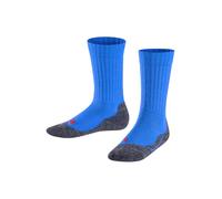 FALKE Active Warm K So lana gruesos transpirables lisos 1 par, Calcetines Unisex niños, Azul Cobalt Blue 6054, 27-30