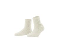 Falke Calcetines Mujer Bedsock Rib W Hp – Lana/cachemira gruesos estampados – Blanco Off-White 39-42