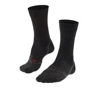 FALKE Calcetines de ciclismo unisex BC Warm Comfort U, material funcional de lana, antiburbujas, 1 par, negro 3000, 46-48