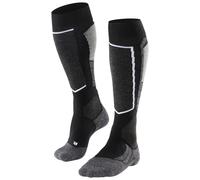 Falke - Calcetines de esquí - SK2 Intermediate M Black Mix de Lana - Talla 23-26 - Negro Negro 23-26