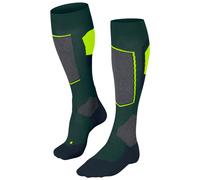Falke - Calcetines de esquí - SK4 Advanced M Holly de Lana - Talla 46-48 - Verde Verde 46-48