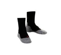 FALKE RU4 Endurance M So algodón antiampollas 1 par, Calcetines para correr Hombre, Negro Black-Mix 3010, 44-45