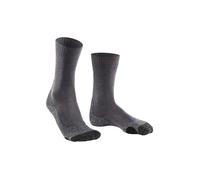 FALKE TK2 Explore Cool W So lyocell hilo funcional antiampollas gruesos 1 par, Calcetines para senderismo Mujer, Gris Asphalt Melange 3180, 35-36