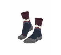 FALKE TK2 Explore W So lana hilo funcional antiampollas gruesos 1 par, Calcetines para senderismo Mujer, Azul Limoges 6117, 35-36