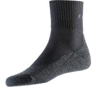 FALKE TK2 Explore Cool Short M Sso lyocell hilo funcional antiampollas gruesos 1 par, Calcetines para senderismo Hombre, Gris Asphalt Melange 3180, 39-41