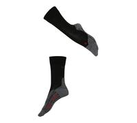 FALKE Calcetines deportivos gris moteado / rojo / negro 39-40 gris moteado / rojo / negro