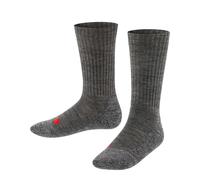 FALKE Active Warm K So lana gruesos transpirables lisos 1 par, Calcetines Unisex niños, Gris Asphalt Melange 3180, 27-30