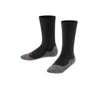 FALKE Active Warm K So lana gruesos transpirables lisos 1 par, Calcetines Unisex niños, Negro Black 3000, 39-42