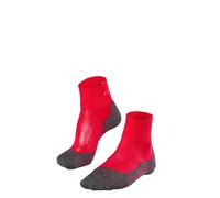 FALKE TK2 Explore Cool Short W Sso lyocell hilo funcional antiampollas gruesos 1 par, Calcetines para senderismo Mujer, Rojo Rose 8564, 39-40