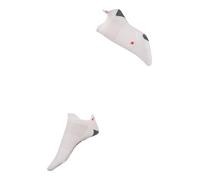 Falke Calcetines tobilleros mujer RU5 Race Invisible W – Hilo funcional antiampollas – Blanco 41/42