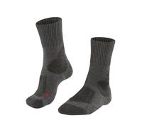 Falke Calcetines TK1 Adventure M SO para hombre antiampollas lana gruesos Gris 46-48