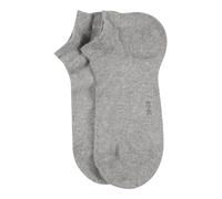 Falke Calcetines Family cortos algodón sostenible lisos Gris 35-38 Mujer