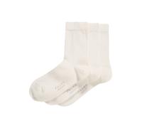 FALKE Family Multipack K So algodón lisos 3 pares, Calcetines Unisex niños, Blanco White 2000, 35-38
