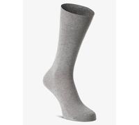 FALKE Family M So algodón sostenible lisos 1 par, Calcetines Hombre, Gris Light Grey Melange 3390, 43-46