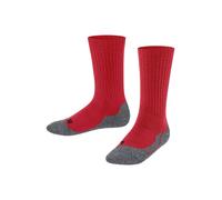 FALKE Calcetines gris moteado / rojo 31-34 EUR