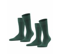FALKE Calcetines 'Happy' verde oscuro, Talla 43-46