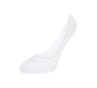 FALKE Invisible Step Medium Cut W In algodón invisibles lisos 1 par, Calcetines pinkies Mujer, Blanco White 2000, 37-38