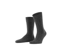 FALKE Lhasa Rib M So lana cachemira lisos 1 par, Calcetines Hombre, Gris Anthracite Melange 3080, 43-46