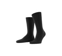 FALKE Lhasa Rib M So lana cachemira lisos 1 par, Calcetines Hombre, Negro Black 3000, 39-42