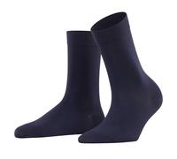 FALKE Calcetines Cotton Touch W SO algodón unicolor 1 par Mujer Azul (Dark Navy) 39-42