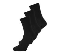 FALKE Family Multipack W So algodón sostenible lisos 3 pares, Calcetines Mujer, Negro Black 3009, 35-38