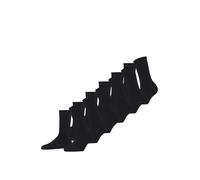 FALKE Happy Multipack W So algodón lisos 6 pares, Calcetines Mujer, Negro Black 3000, 35-38