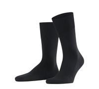 FALKE ClimaWool M So lana lyocell lisos 1 par, Calcetines Hombre, Negro Black 3000, 39-40