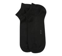 FALKE Family Mujer Calcetines tobilleros con algodón duradero black (3009), 39-42