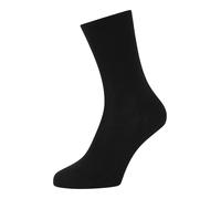 FALKE Family W So algodón sostenible lisos 1 par, Calcetines Mujer, Negro Black 3009, 35-38