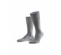 FALKE Airport M So lana algodón lisos 1 par, Calcetines Hombre, Gris Dark Grey 3070, 43-44